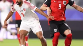 Austria meraih kemenangan 3-1 atas Yordania pada pertandingan Grup J Piala Dunia FIFA 2026 di Stadion San Francisco Bay Area, Rabu (17/6/2026). (Foto: FIFA.com)