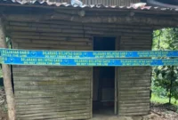 Pondok terpencil di kaki Bukit Ngalau, Tarantang, Kota Padang yang dijadikan laboratorium sabu. (Foto: BNN RI) 