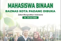 Baznas membuka pendaftaran Program Beasiswa Binaan bagi mahasiswa dari keluarga kurang mampu. (Foto: Ist)