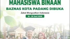 Baznas membuka pendaftaran Program Beasiswa Binaan bagi mahasiswa dari keluarga kurang mampu. (Foto: Ist)