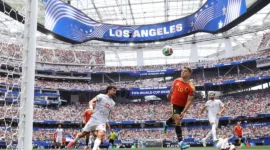 Belgia ditahan Iran 0-0 dalam laga Grup G di Los Angeles Stadium, Senin (22/6/2026) dini hari WIB. (Foto: FIFA.com)