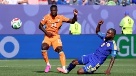 Nicolas Pepe menjadi pahlawan kemenangan Pantai Gading setelah memborong dua gol saat timnya menundukkan Curacao 2-0 di Fase Grup Piala Dunia 2026. (Foto: FIFA.com)