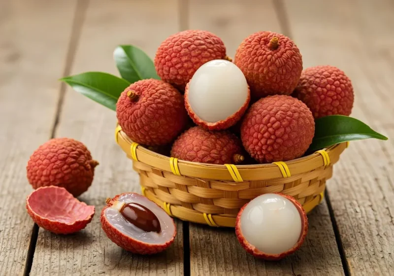 Ilustrasi buah leci. (Foto: Pixabay)