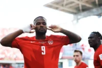Cyle Larin selamatkan Kanada dari kekalahan. (Foto: Fifa.com) 