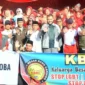 Wali Kota Padang Fadly Amran bersama Wakil Wali Kota Maigus Nasir saat menghadiri sekaligus menandatangani Deklarasi Anti Narkoba dan LGBT di kawasan Car Free Day depan Mapolda Sumbar, Minggu (21/6/2026) pagi. (Foto: Pemko Padang)