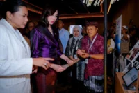 Menteri Pariwisata, Widiyanti Putri Wardhana saat kegiatan Eco Tourism Week – Wonderful Indonesia Sustainable Tourism Industry Forum 2026 di The Meru, Bali, Sabtu (30/5/2026). (Foto: Kemenpar)