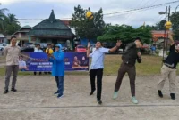 Turnamen bola voli Endarmi Cup I 2026 resmi bergulir di Padang Pariaman, Selasa (16/6/2026). (Foto: Ist)