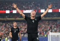 Striker Norwegia Erling Haaland mencetak dua gol saat timnya mengalahkan Senegal 3-2 di New York/New Jersey Stadium, Selasa (23/6/2026). (Foto: FIFA.com)