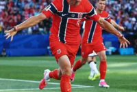Penyerang Norwegia, Erling Haaland merayakan gol yang dicetaknya ke gawang Irak pada pertandingan Grup I Piala Dunia 2026. (Foto: IG @fifaworldcup)