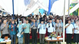 Wakil Wali Kota Padang, Maigus Nasir, menghadiri Pentas Seni Gelar Bakat Siswa (Galaksi) Spentwosix SMP Negeri 26 Padang, Rabu (3/6/2026). (Foto: Pemko Padang)