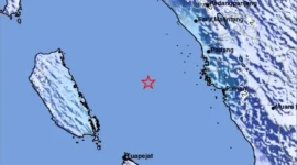 Gempa M4,7 mengguncang wilayah Padang dan beberapa wilayah lainnya di Sumbar. (Foto: BMKG)