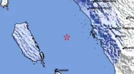 Gempa Magnitudo 4,2 Guncang Pariaman Sabtu (20/6/2026) pagi. (Foto: BMKG)