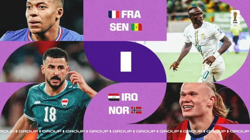 Grup I Piala Dunia 2026. (Foto: FIFA com)