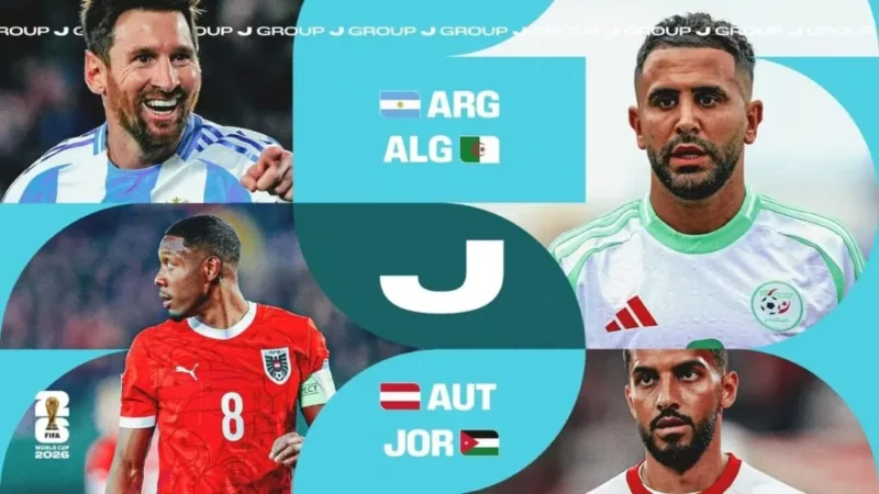 Grup J Piala Dunia 2026. (Foto: FIFA.com)