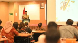 Gubernur Sumbar Mahyeldi membuka ASEAN Center of Excellence (CoE) Program and Symposium: Minimal Invasive Colorectal Surgery di RSUP Dr. M. Djamil Padang, Sabtu (6/6/2026). (Foto: ADPSB)