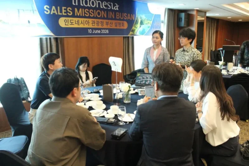 Kemenpar menggelar Indonesia Sales Mission 2026 digelar di Busan dan Gwangju pada 10–12 Juni 2026. (Foto: Kemenpar)