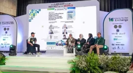 Kegiatan FGD dan Talk Show dalam International Islamic Expo 2026 di Hall A JICC, Senayan, Jakarta, Jumat (26/6/2026). (Foto: Kemenhaj)