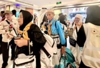 Kemenhaj mulai memberangkatkan jemaah haji gelombang kedua dari Makkah menuju Madinah pada Minggu (7/6/2026). (Foto: Kemenhaj)