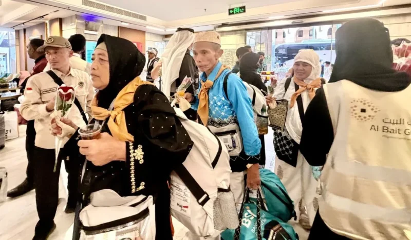 Kemenhaj mulai memberangkatkan jemaah haji gelombang kedua dari Makkah menuju Madinah pada Minggu (7/6/2026). (Foto: Kemenhaj)