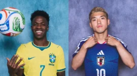 Jepang bakal menghadapi Brasil di Babak 32 Besar Piala Dunia FIFA 2026, Selasa (30/6/2026) pukul 00.00 WIB. (Foto: FIFA.com)