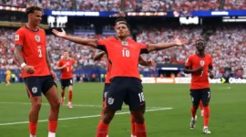 Jude Bellingham tampil gemilang dengan mencetak satu gol dan satu assist saat Inggris menundukkan Panama 2-0 pada fase grup Piala Dunia 2026. (Foto: FIFA.com)