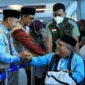 Jemaah haji Kloter 08 Debarkasi Padang tiba di BIM, Jumat (13/6/2026). (Foto: Humas Kemenhaj Sumbar)