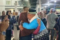Kloter pertama JKG-01 asal Jakarta Timur tiba di Tanah Air pada Senin (1/6/2026) malam. (Foto: Kemenhaj)