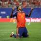 Pemain Spanyol Lamine Yamal melakukan selebrasi usai mencetak gol ke gawang Arab Saudi. (Foto: FIFA.com)
