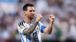 Lionel Messi memimpin klasemen Sepatu Emas Piala Dunia 2026 usai hattrick ke gawang Aljazair. (Foto: FIFA.com)