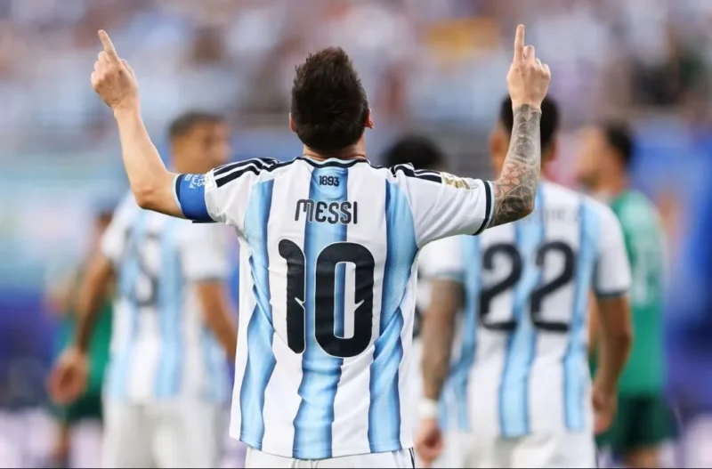 Lionel Messi berhasil menyamai rekor gol terbanyak Piala Dunia milik klose setelah mencetak hattrick ke gawang Aljazair. (Foto: FIFA.com)