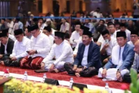 Menag Nasaruddin Umar saat memperingati Malam Tahun Baru 1 Muharram 1448 Hijriah di Masjid Istiqlal, Jakarta, Senin (15/6/2026). (Foto: Ist/Kemenag)