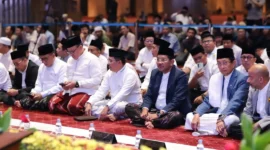 Menag Nasaruddin Umar saat memperingati Malam Tahun Baru 1 Muharram 1448 Hijriah di Masjid Istiqlal, Jakarta, Senin (15/6/2026). (Foto: Ist/Kemenag)