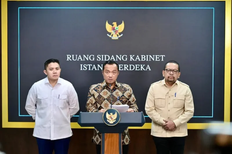Mensesneg Prasetyo Hadi saat memberikan keterangan pers di Ruang Sidang Kabinet, Kompleks Istana Kepresidenan Jakarta, Selasa (2/6/2026). (Foto: BPMI Setpres)