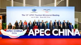 Menteri Pariwisata RI, Widiyanti Putri Wardhana mengikuti pertemuan Tingkat Menteri Pariwisata APEC ke-13 (TMM13) di Makau SAR, Tiongkok. (Foto: Kemenpar)