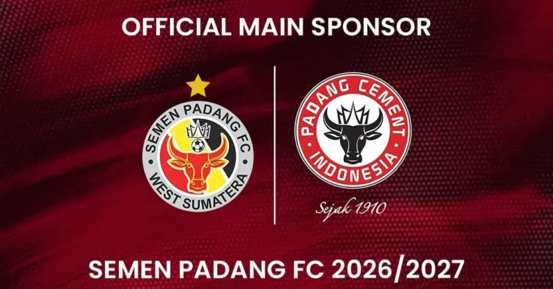 PT Semen Padang kembali menjadi sponsor utama Semen Padang FC musim 2026/2027. (Foto: IG @semenpadangfcid)