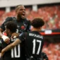 Pemain Kanada merayakan gol ke gawang Qatar. (Foto: FIFA.com)