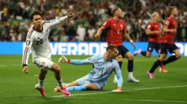 Pemain Meksiko melakukan selebrasi usai membobol gawang Ceko pada fase grup Piala Dunia FIFA 2026. (Foto: FIFA.com)