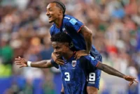 Pemain Tanjung Verde melakukan selebrasi. (Foto: FIFA.com)