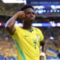 Pemain Timnas Brasil Vinicius Junior menjadi bintang kemenangan Selecao lewat dua golnya ke gawang Skotlandia. (Foto: FIFA.com)