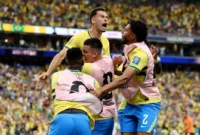 Selebrasi pemain Timnas Brasil usai mencetak gol ke gawang Jepang pada babak 32 besar Piala Dunia 2026. (Foto: FIFA.com)
