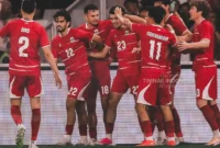 Pemain Timnas Indonesia saat merayakan gol ke gawang Oman pada FIFA Matchday Juni 2026. (Foto: IG @timnasindonesia)
