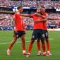 Pemain Timnas Inggris merayakan gol ke gawang Panama. (Foto: FIFA.com)