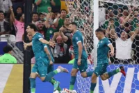 Para pemain Timnas Irak melakukan selebrasi usai membobol gawang lawan. (Foto: FIFA.com)