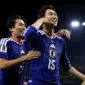 Pemain Timnas Jepang merayakan gol ke gawang Tunisia. (Foto: FIFA.com)