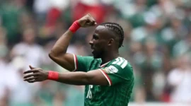 Pemain Timnas Meksiko melakukan selebrasi. (Foto: FIFA.com)