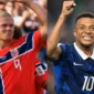 Pemain Timnas Norwegia Erling Haaland dan Pemain Timnas Prancis Kylian Mbappe. (Foto: FIFA.com)