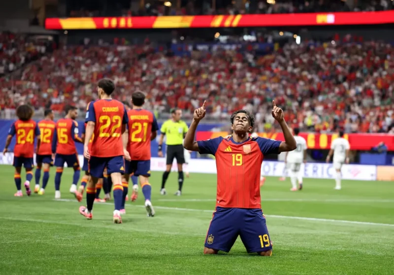 Pemain Timnas Spanyol Lamine Yamal. (Foto: FIFA.com)