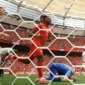 Pemain Timnas Swiss Johan Manzambi usai membobol gawang Kanada dalam pertandingan Grup B Piala Dunia 2026. (Foto: FIFA.com)