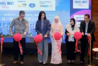 Menteri Pariwisata Widiyanti Putri Wardhana membuka Travel Meet Asia 2026 di Swissotel PIK Avenue, Jakarta, Selasa (23/6/2026). (Foto: Kemenpar)