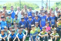 Wakil Wali Kota Padang Maigus Nasir membuka Turnamen Sepak Bola PDPM Cup Piala Wali Kota Padang 2026 di Lapangan Mini Soccer Top Scorer Arena, Tunggul Hitam, Selasa (23/6/2026). (Foto: Pemko Padang)